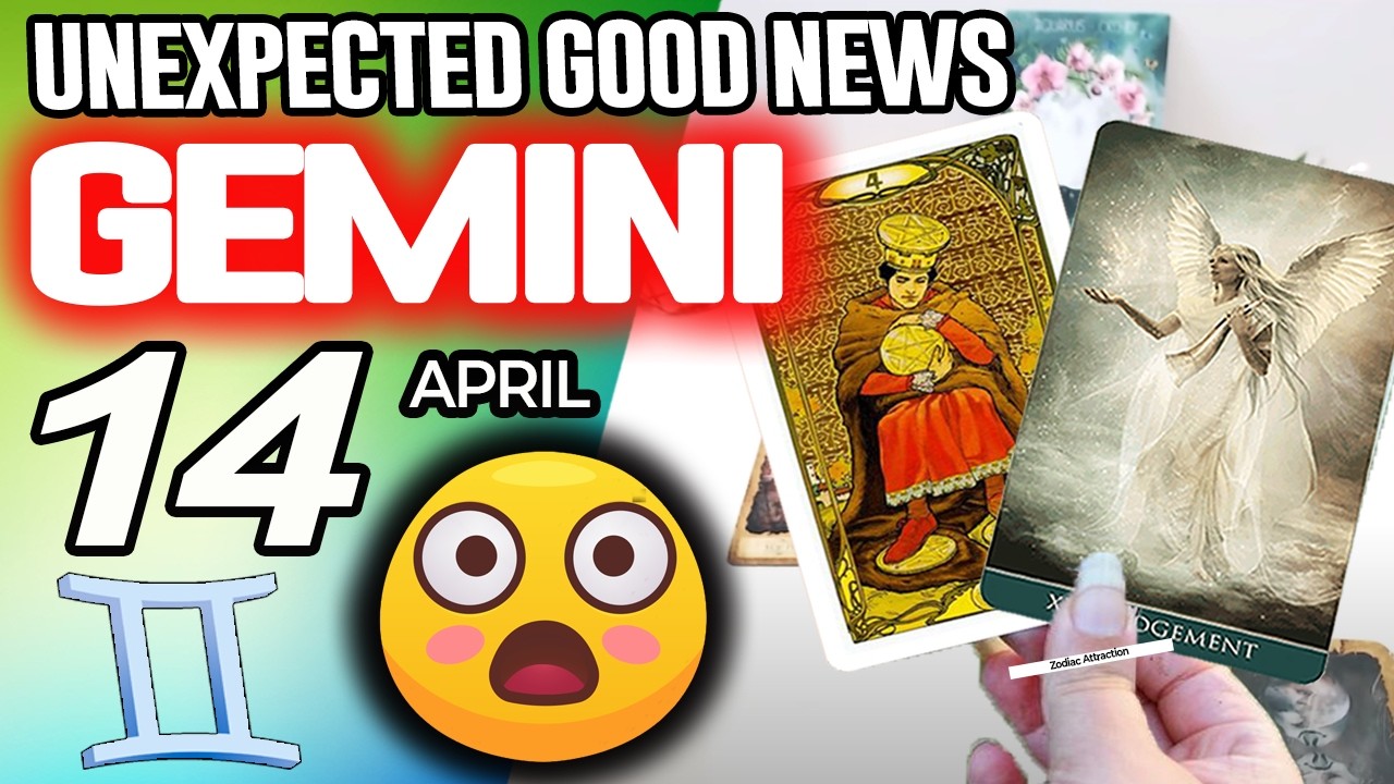 Gemini ♊😃UNEXPECTED GOOD NEWS😲 horoscope for today APRIL 14 2026 ♊ #gemini tarot APRIL
