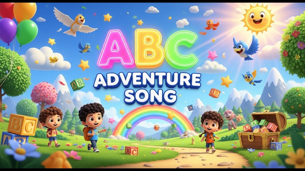 ABC Adventure Poem Song | Alphabet world | study poem