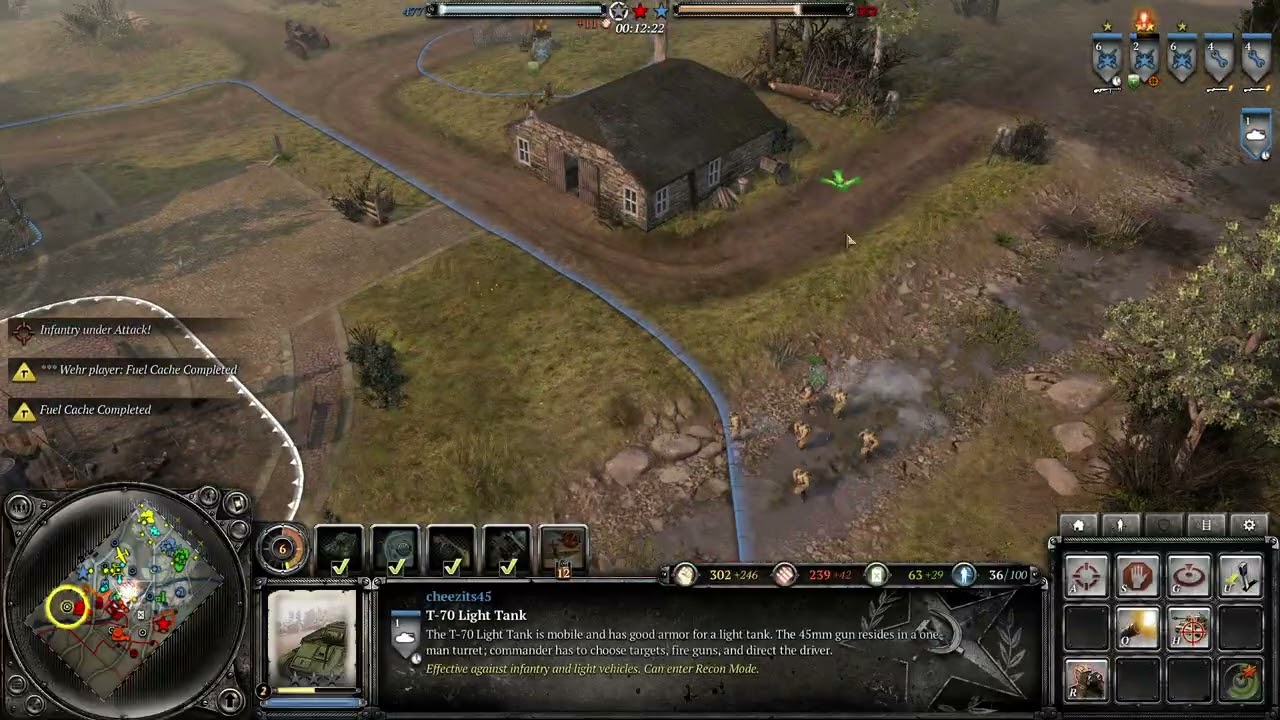 [Company of Heroes 2] 4v4 Whiteball Express
