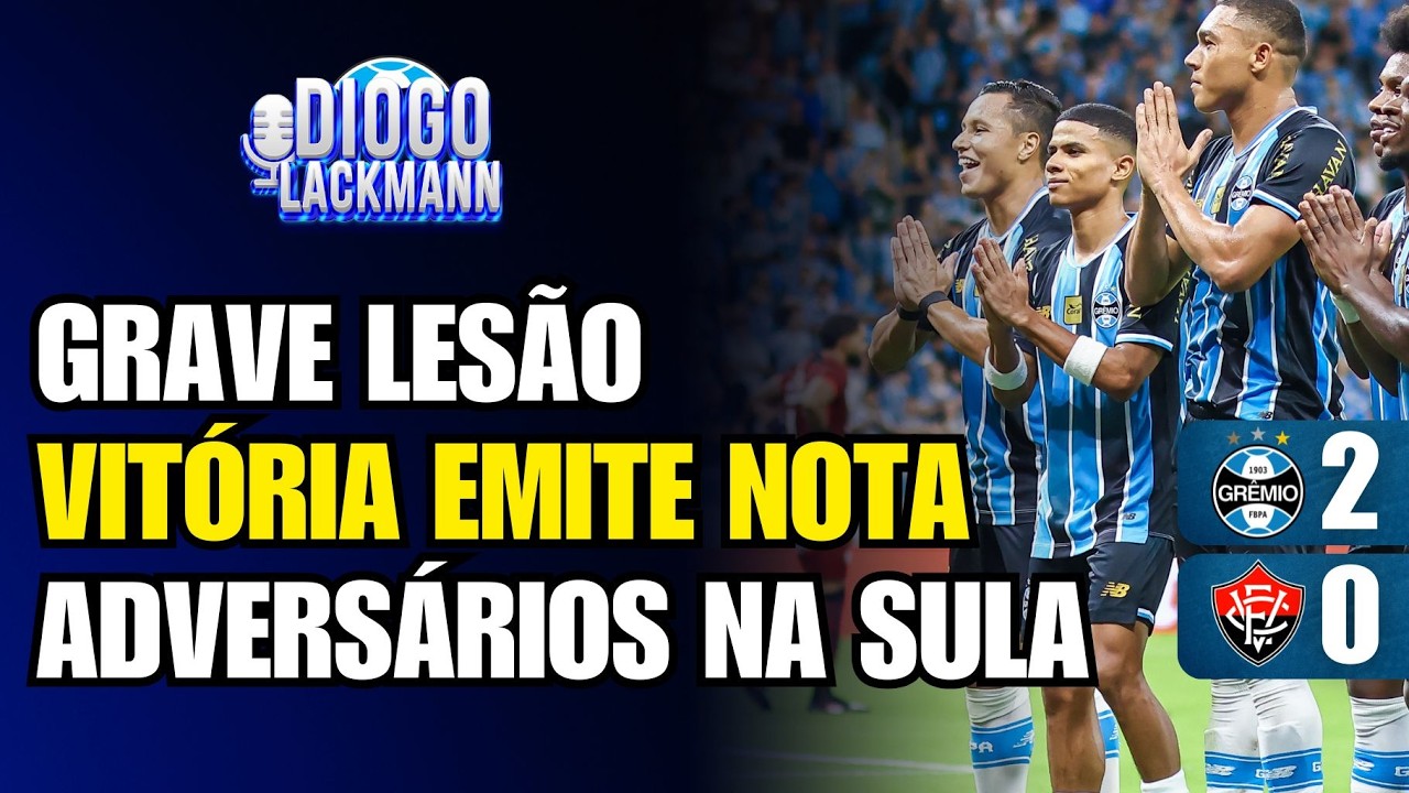 UMA NOITE TRISTE PARA O FUTEBOL | GRAVE LESÃO DE MARLON | ADVERSÁRIO DEFINIDOS NA SUL-AMERICANA