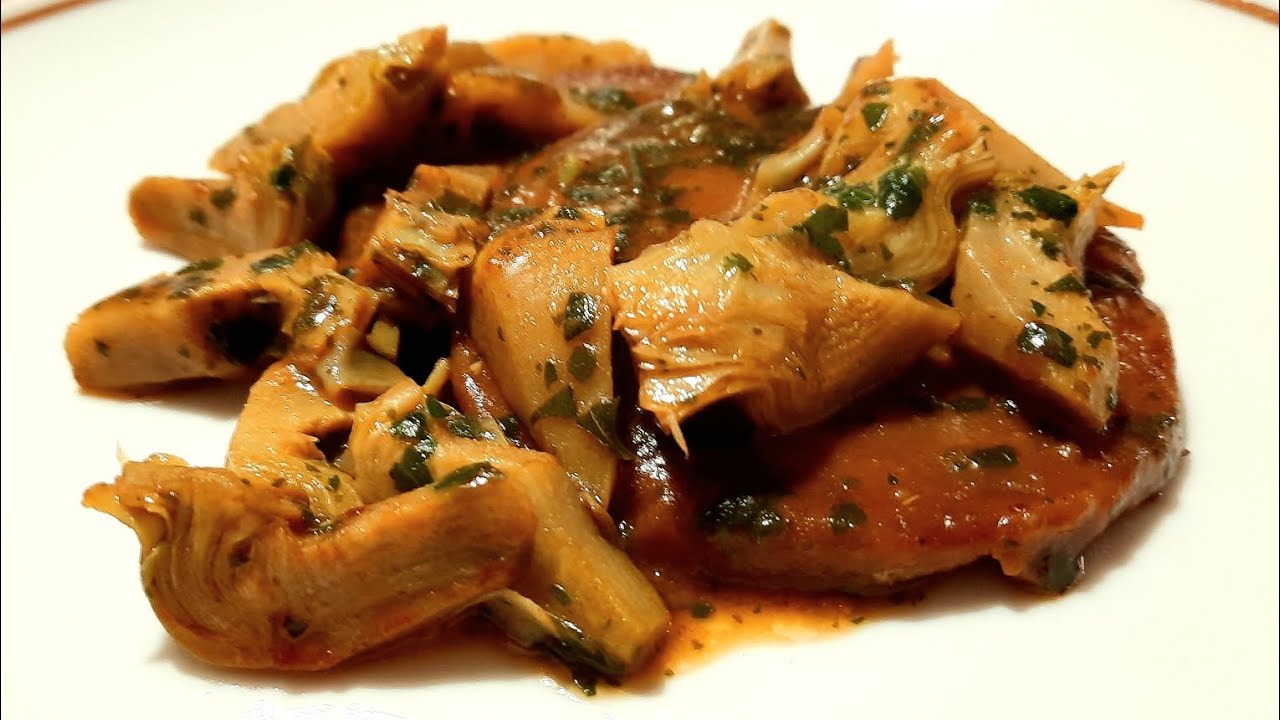SEITAN SCALOPPATO AI CARCIOFI #easyrecipe #easyveganrecipes