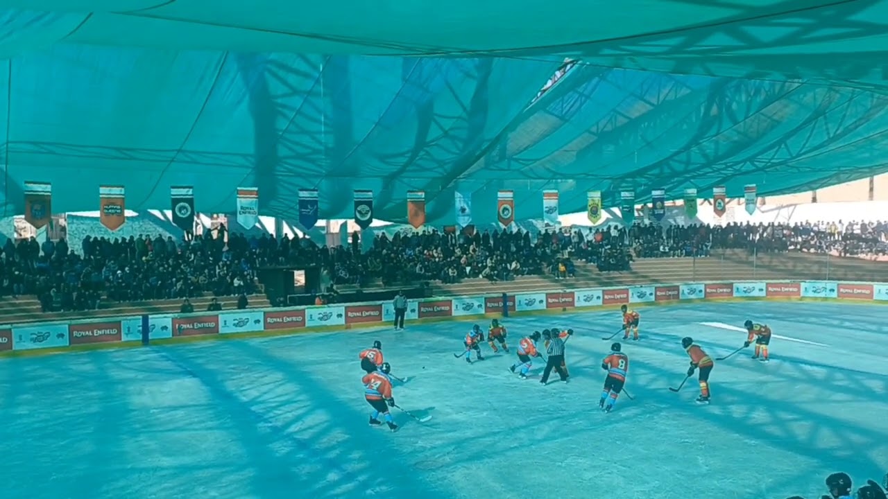 Ice Hockey Royal Enfield league leh Ladakh Kangsings VS Humas Dras Drass kargil UT ladakh