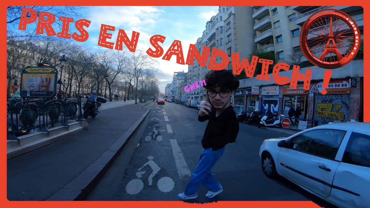Un piéton (au téléphone) FONCE SUR MOI sans regarder 📞🏃🏻#5