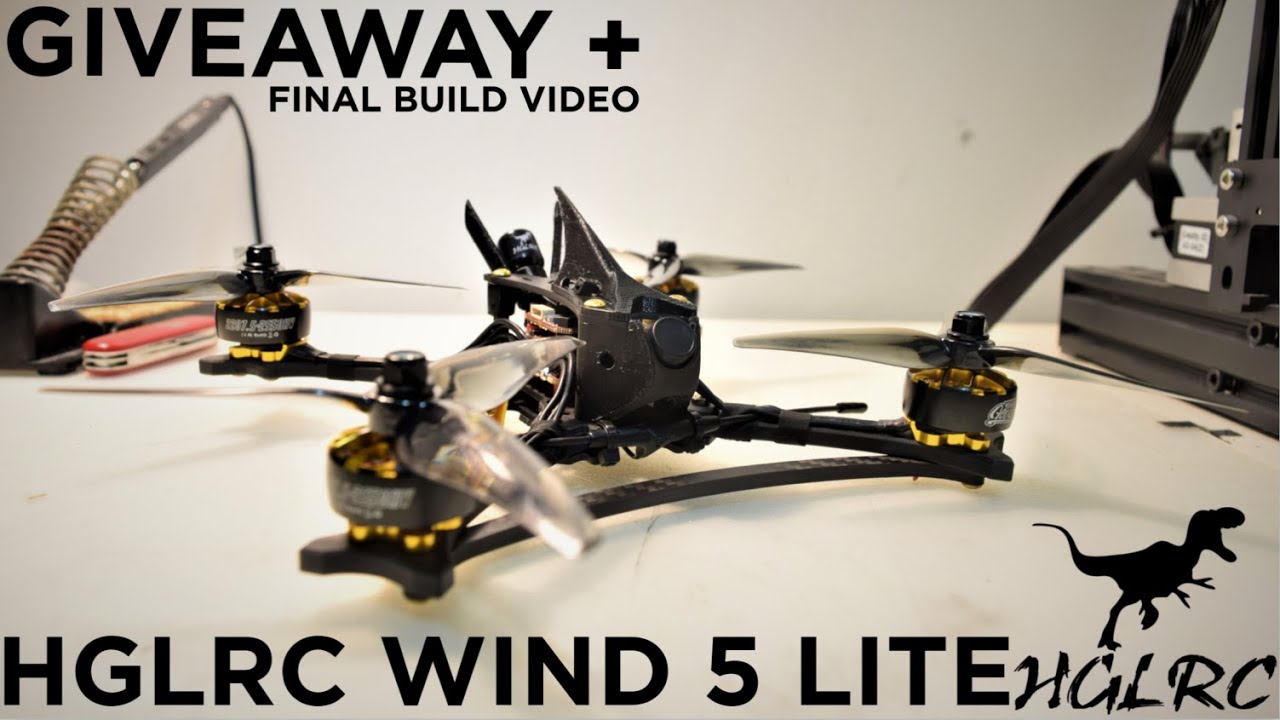 HGLRC WIND 5 LITE // Build Video // GIVEAWAY // Final Chance to Enter! // HGLRC ZEUS & AEOLUS 800mw