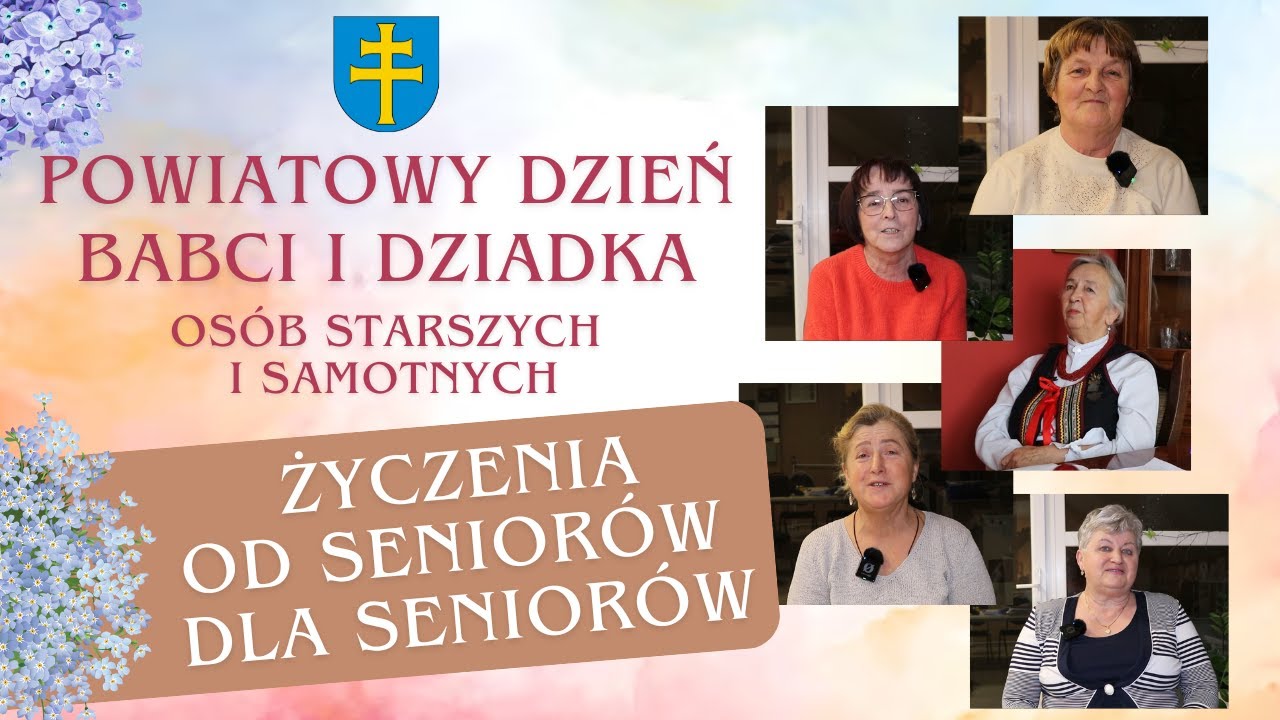 Dzień Babci i Dziadka Osób Starszych i Samotnych - życzenia od seniorów dla seniorów