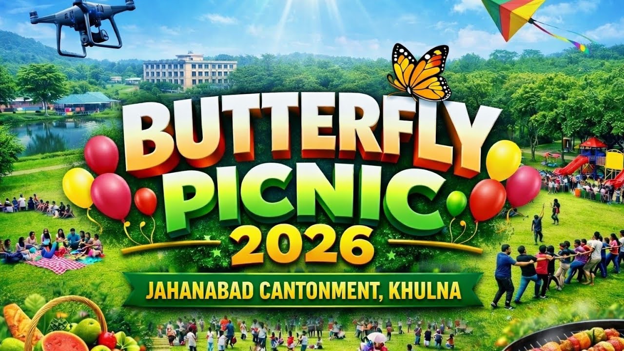 Butterfly Picnic 2026 🦋 | Khulna Jahanabad Cantonment
