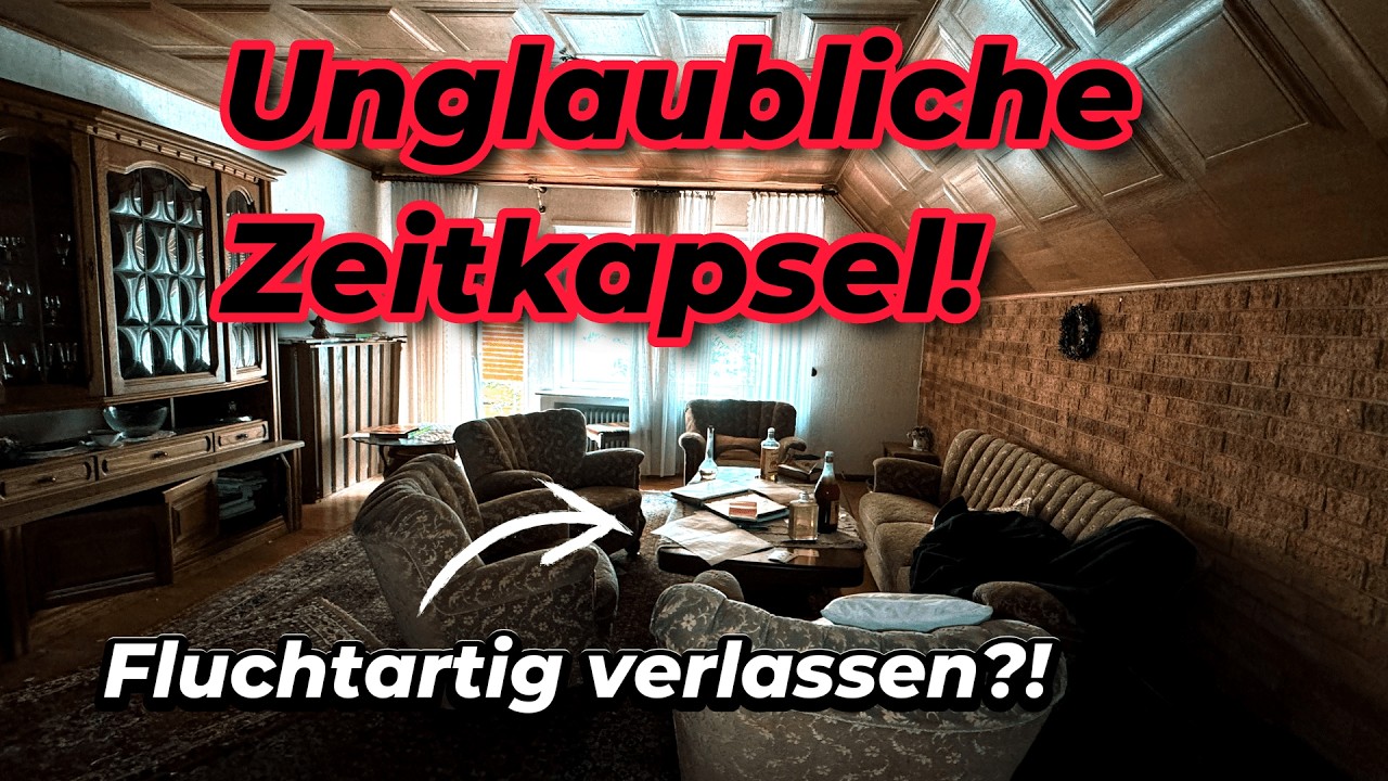 UNGLAUBLICHE ZEITKAPSEL - DIESES Haus ist noch KOMPLETT EINGERICHTET! [URBEX GERMANY] [LOST PLACES]