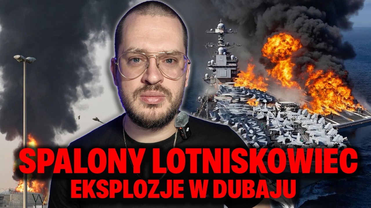 EKSPLOZJE W DUBAJU! LOTNISKOWIEC USZKODZONY PO POŻARZE?