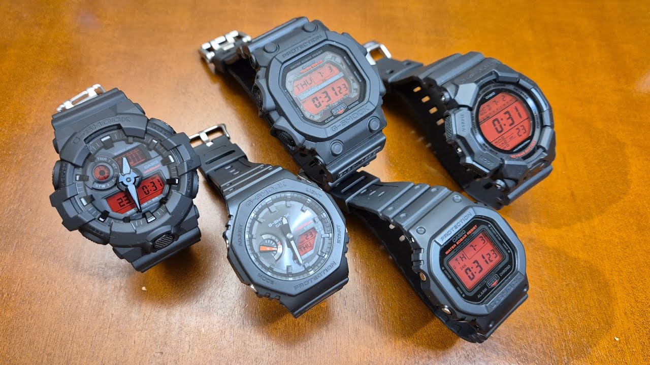 Casio G-Shock seria Black and Bold Red - recenzja, przymiarka I por&oacute;wnanie [PL]