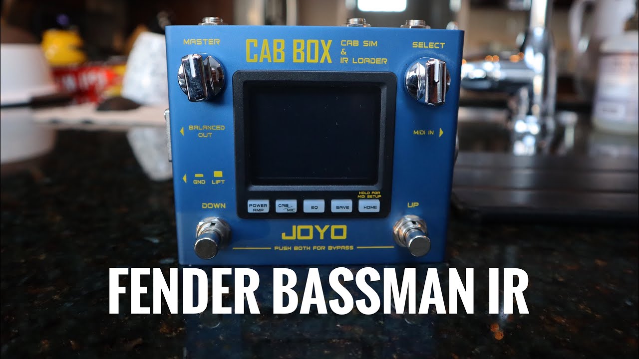 The Joyo Cab Box! Fender Bassman IR video! Presented by AJL music!
