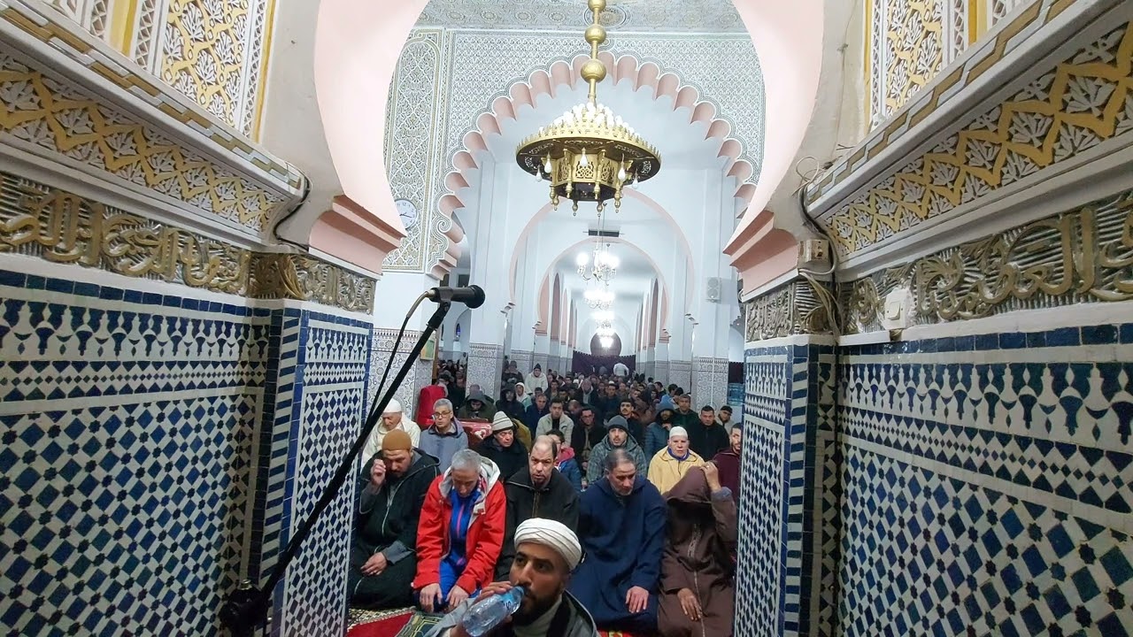 تراويح السابع من شهر رمضان الكريم من مسجد ايران حمرية مكناس