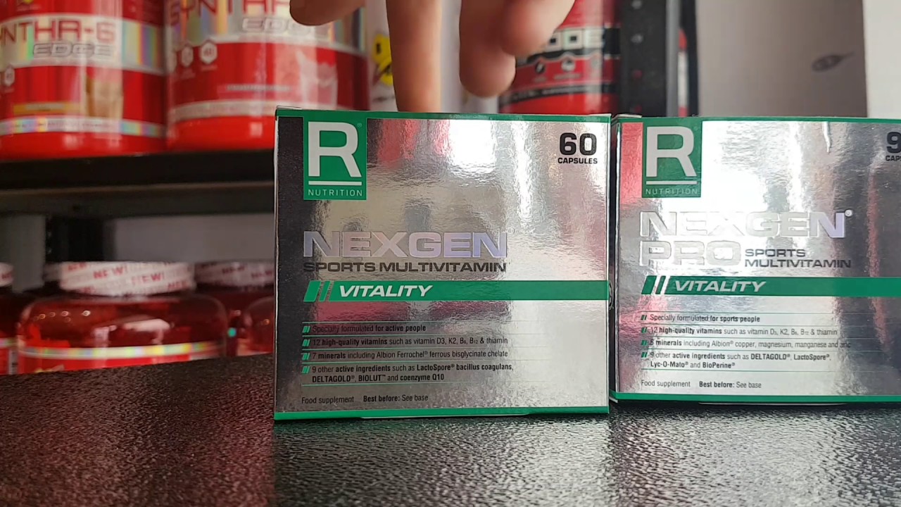 Reflex  Next Gen and Next Gen Pro Multivitamin