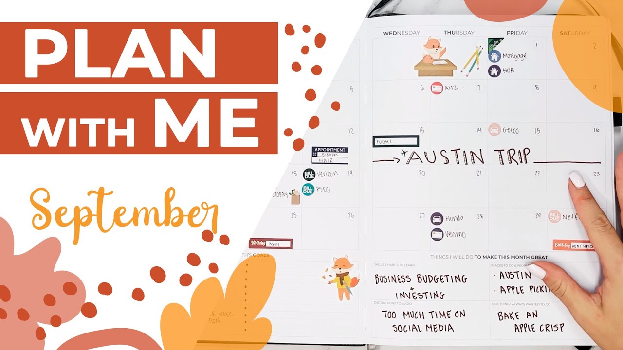 Plan with Me for September 2023 ft. Clever Fox Planner PRO Premium