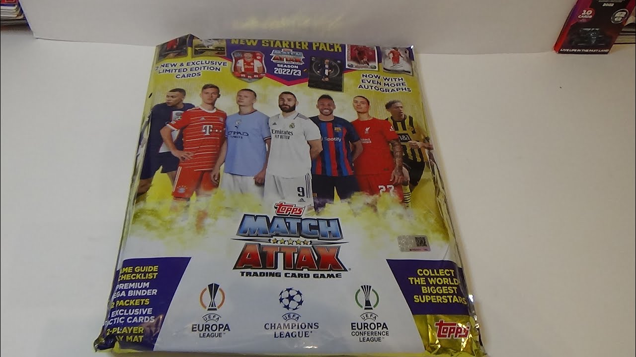 STARTER PACK!  Topps MATCH ATTAX 2022/2023 Collection! (2 Limited Editions!)
