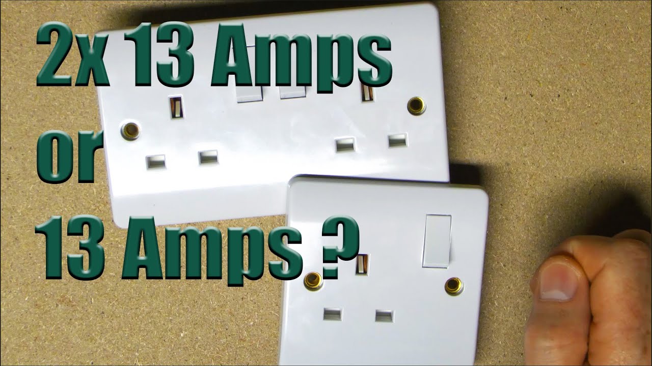 Double Socket Outlet 13A 20A 26A? EV Sockets, Fuses,  Washer/Tumble Dryer in one double?
