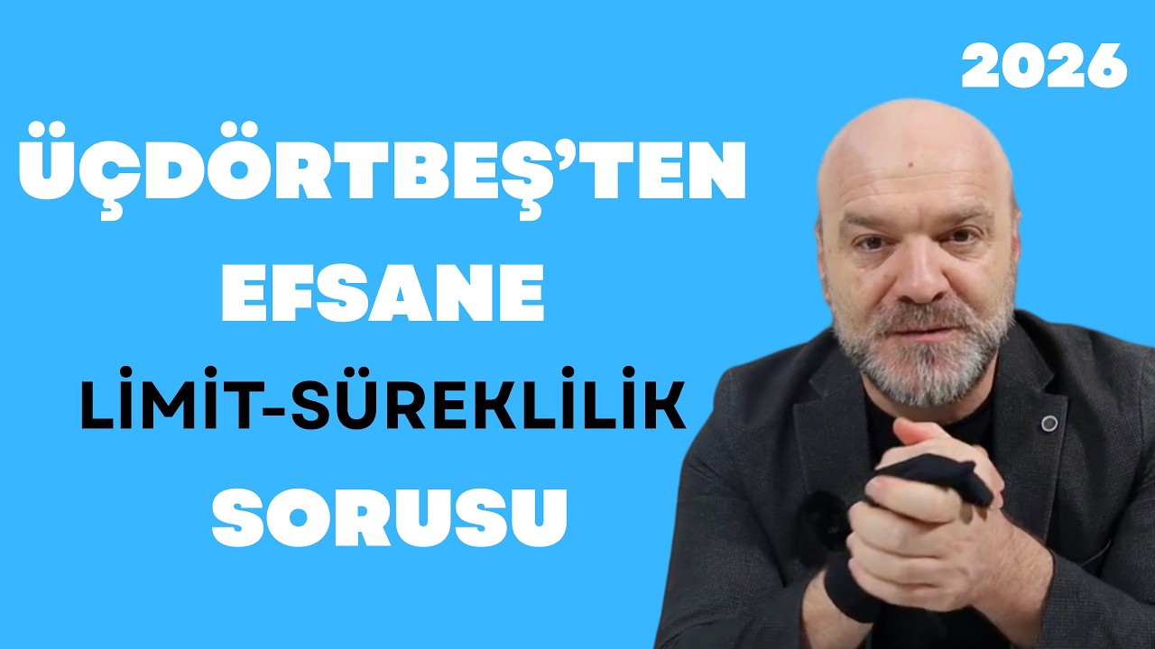 EFSANE BİR LİMİT SORUSU