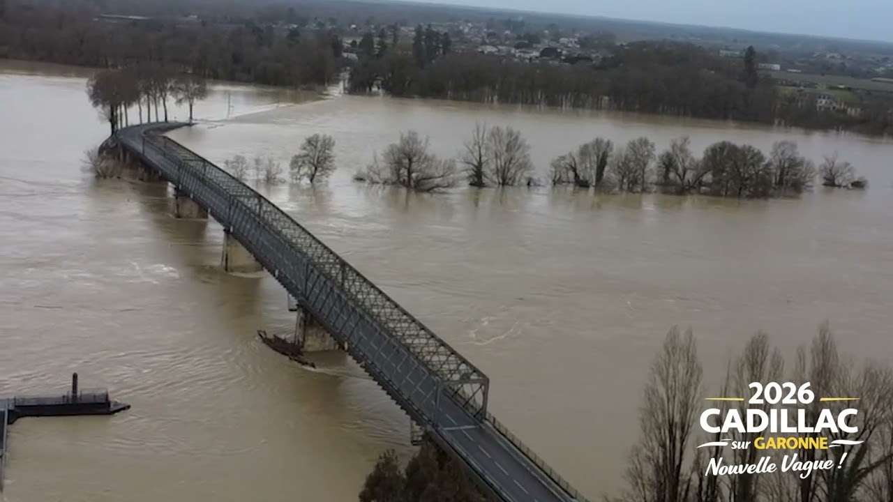 Inondations à Cadillac-sur-Garonne | Message de soutien – Cadillac 2026 Nouvelle Vague