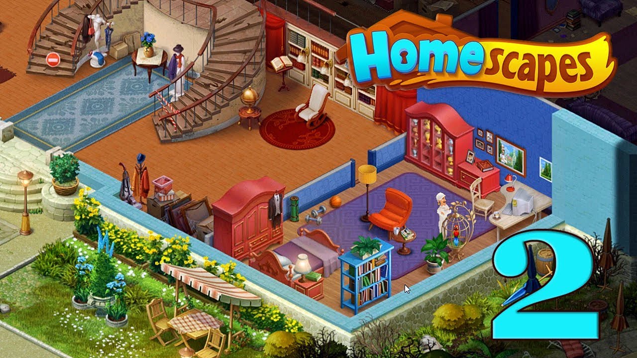 HomeScapes Gameplay Story Hall Day 2