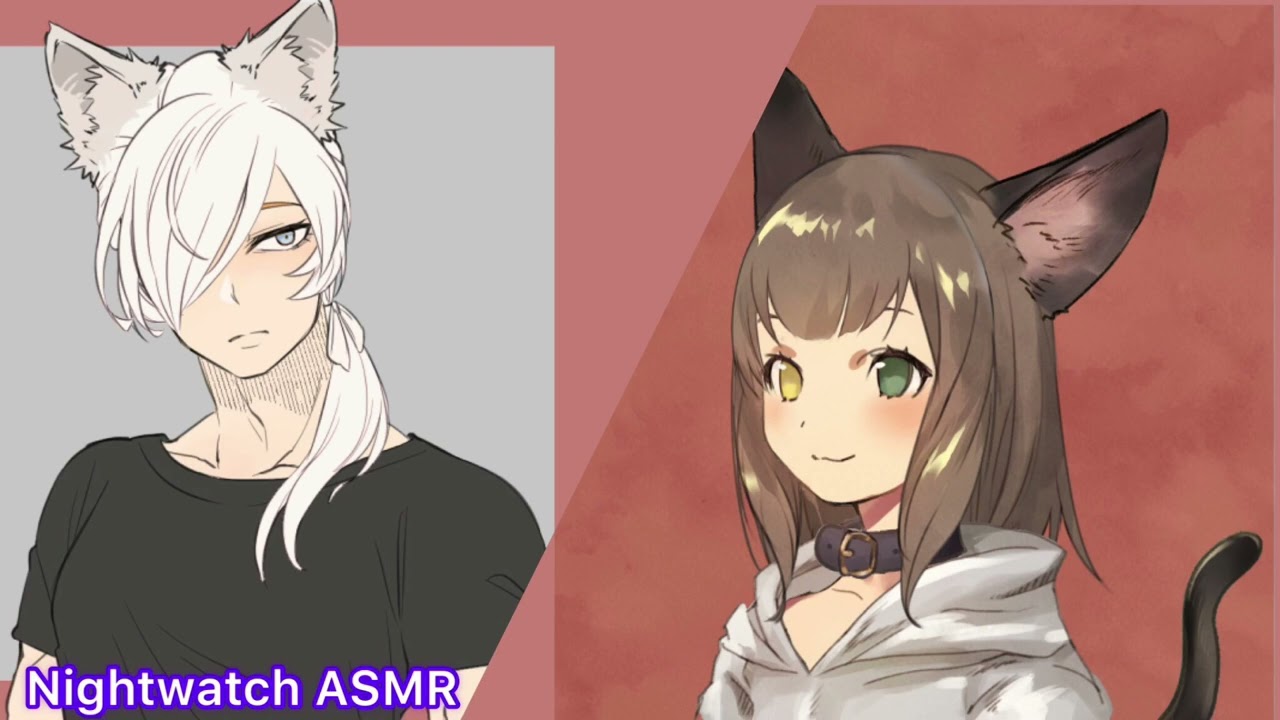 [FM4A] Adopting a stray Neko (Feat. Nightwatch ASMR) [Nekos] [Jealousy] [ASMR RP] (Aria & Iggy)