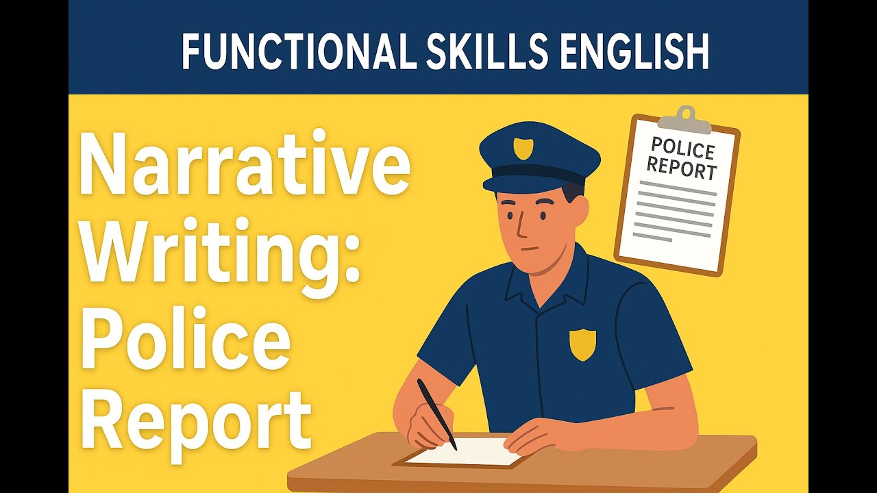 Narrative Writing Writing a Statement#functionalskills #education #learn