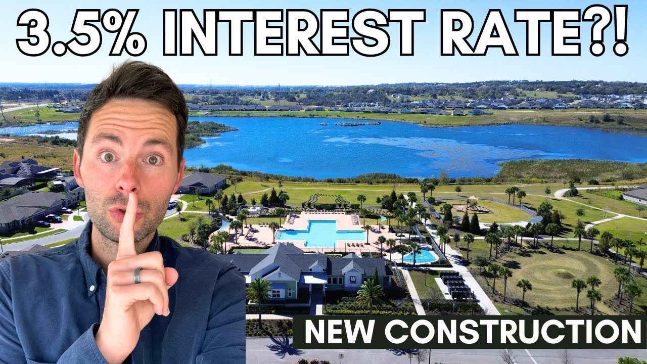 Clermont Florida New Construction | LOW Interest Rate | Waterbrooke