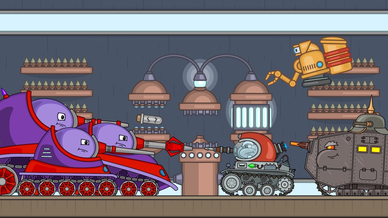 Space Invaders. All Episodes of Season 14. &ldquo;Steel Monsters&rdquo; Tank Animation