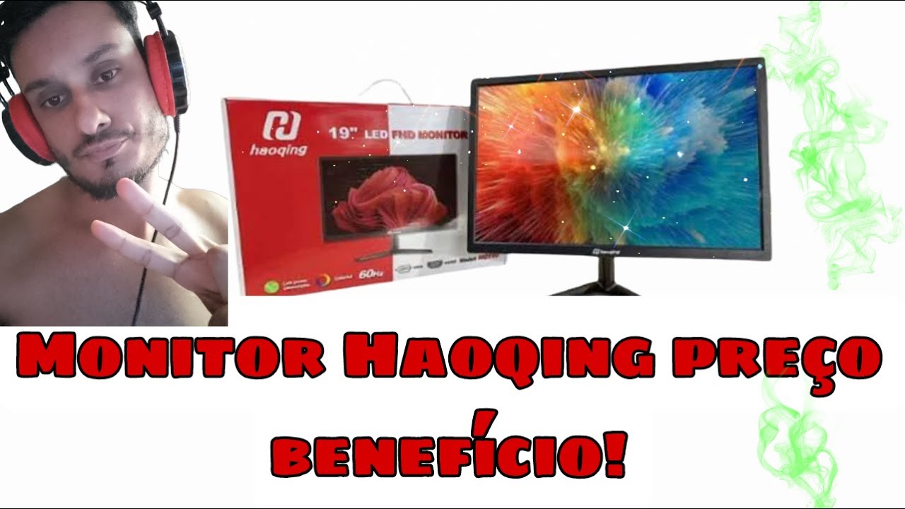 Monitor Haoqing (Unboxing e Analise!!)