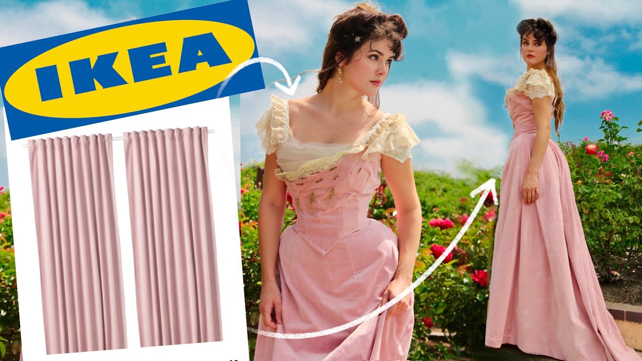 I Made A Victorian Ballgown From Ikea Curtains