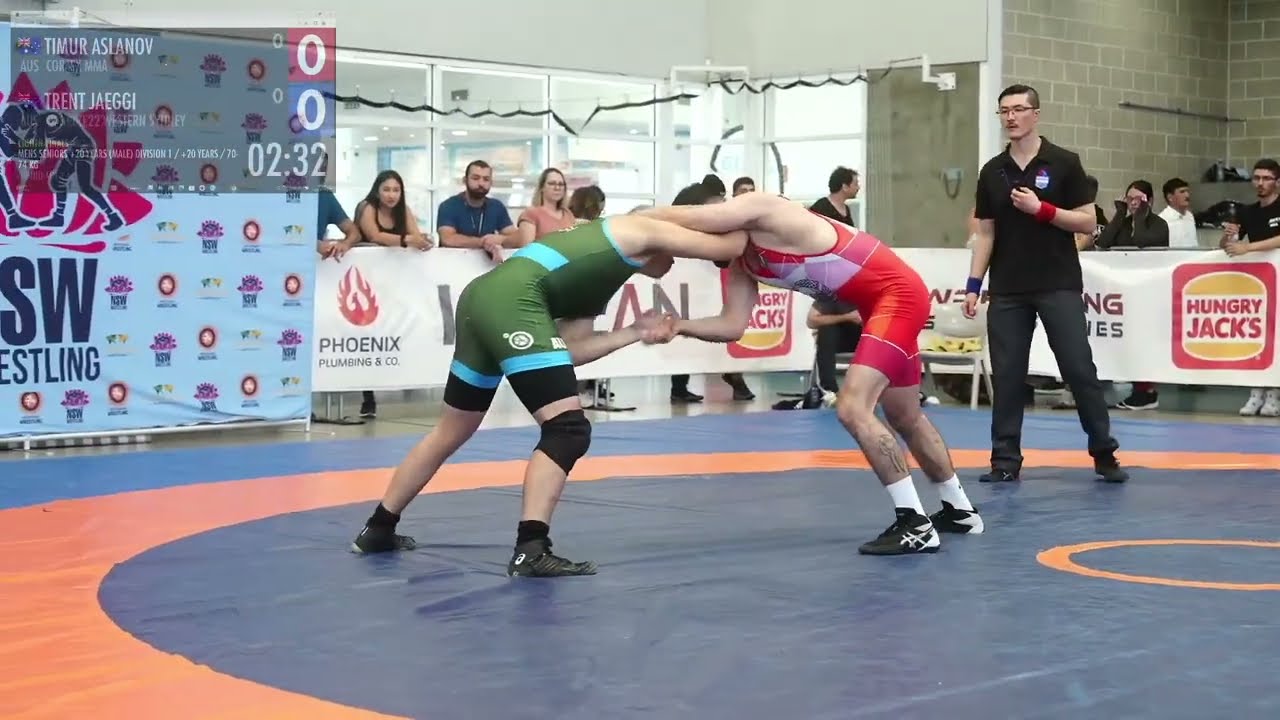 TIMUR ASLANOV vs TRENT JAEGGI - 70-74 KG - Wrestling Super Series 3 - Nov 2022, Freestyle, Australia