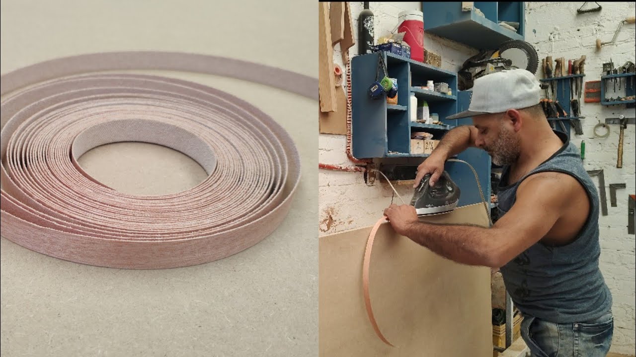 ¿como cubrir los cantos del MDF con chapa cinta?
