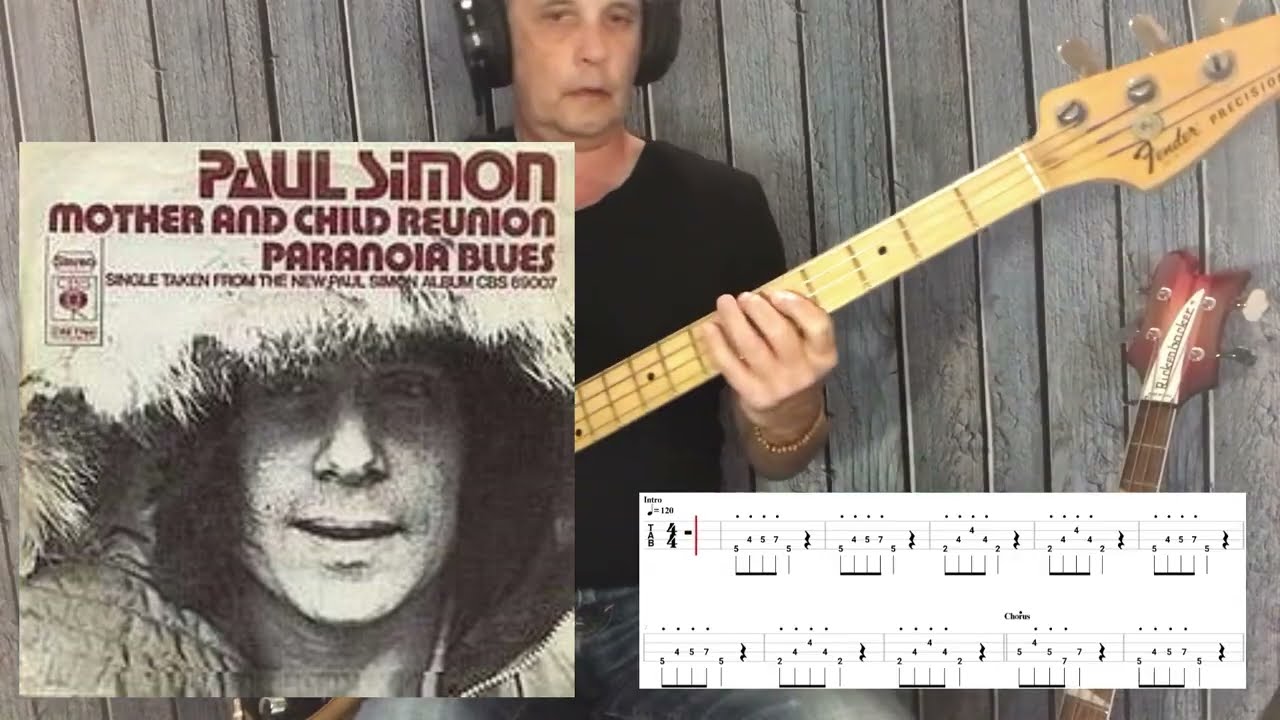 MOTHER & CHILD REUNION - PAUL SIMON | FRANKS BASS COVERS & TAB