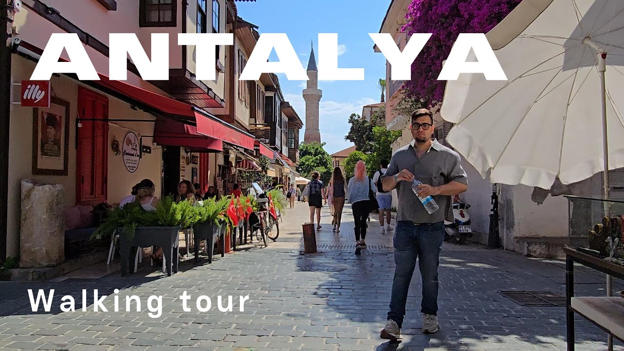 ANTALYA TURKEY Old Town Walking Tour of the streets of Antalya and the Kaleiçi Antalya Türkiye