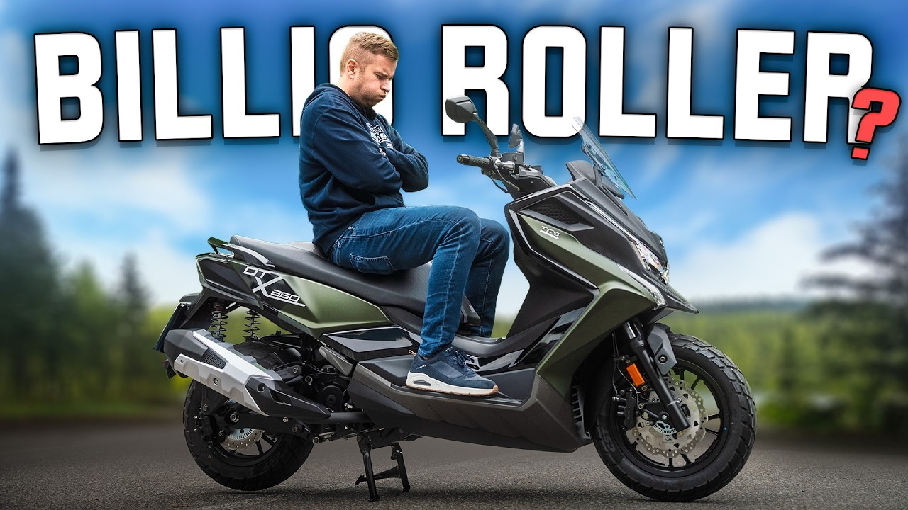 KYMCO DTX360 350i 2025 ROLLER TEST