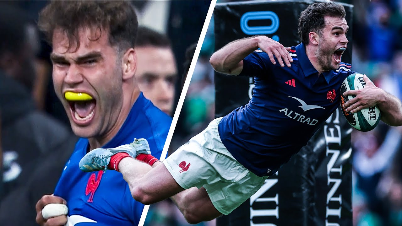21 MINUTES of Damian Penaud scoring tries! France's joint top try scorer!