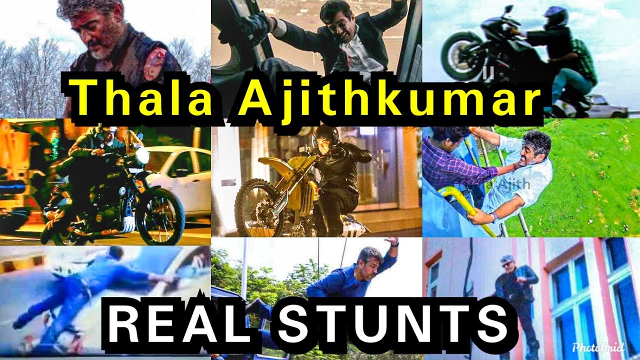 Thala Ajith Real Stunts