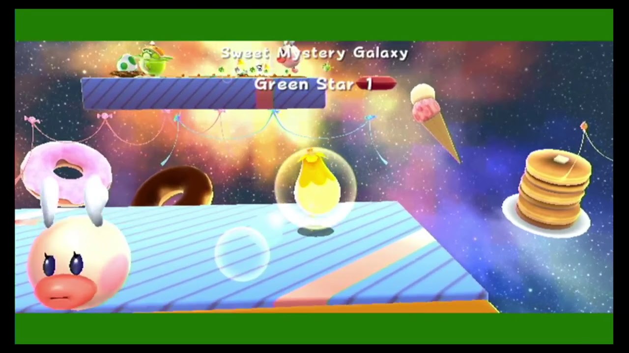 Super Mario Galaxy 2 ~ World 4: Sweet Mystery Galaxy (Green Star Guide)