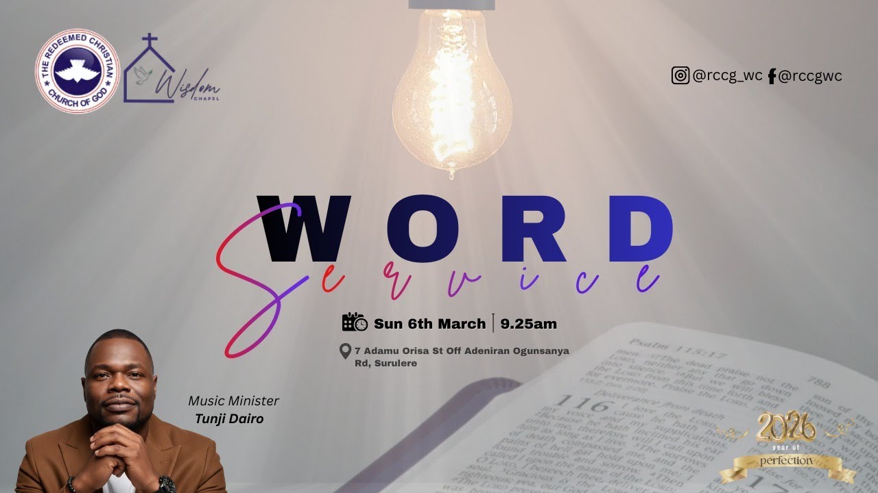 MARCH SPECIAL WORD SERVICE = 08/03/2026