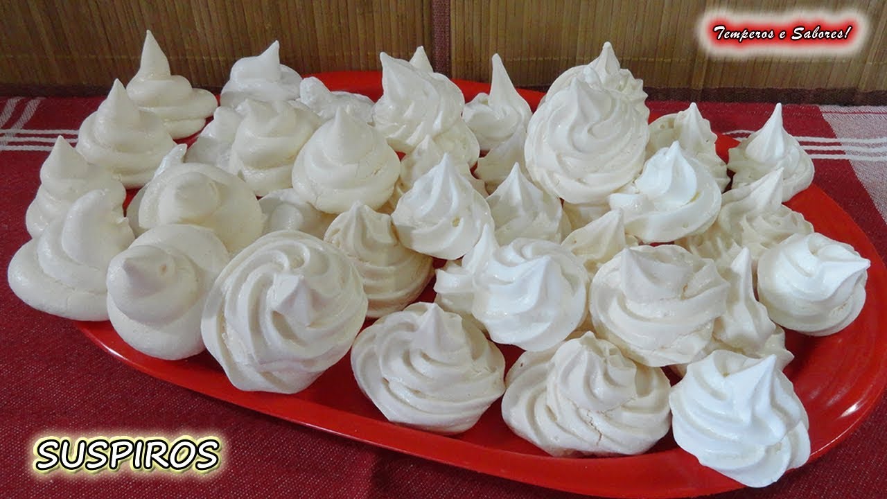 SUSPIROS uma doce tentação receita fácil