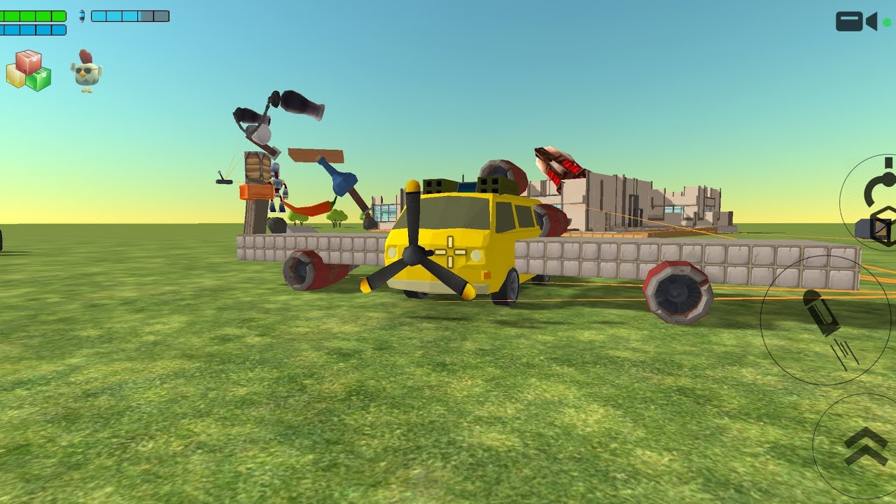 Chicken gun Flying car 