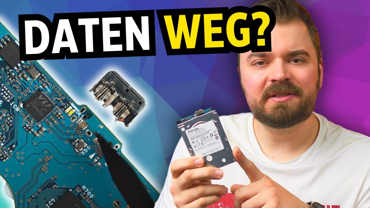 Externe Festplatte (HDD) defekt -  Datenrettung möglich?