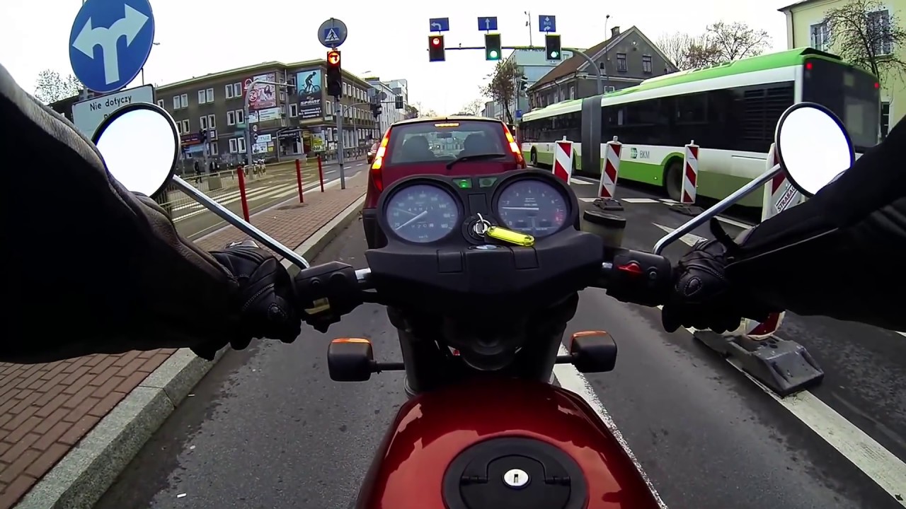 BMW r45 - Miejska przejażdżka.