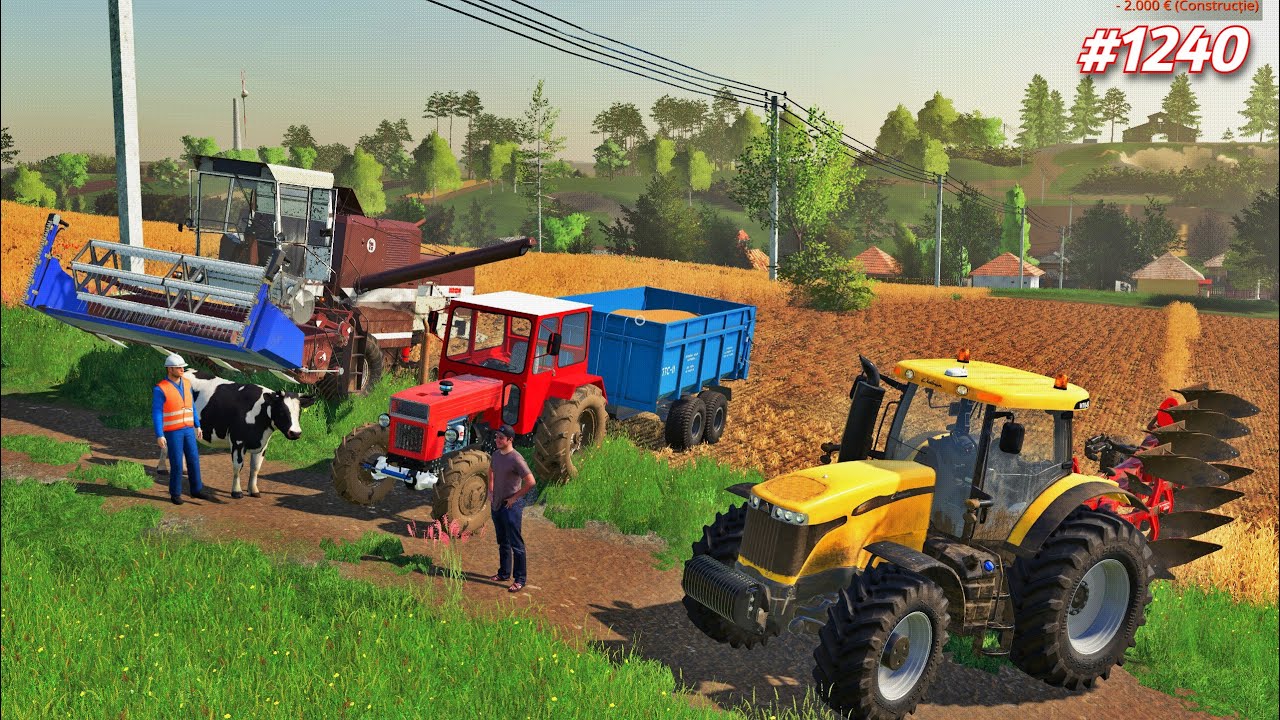 Roleplay pe Dumesti///AM ARAT TARLAUA DE LÂNGĂ FERMĂ[1239]-Farming Simulator 19