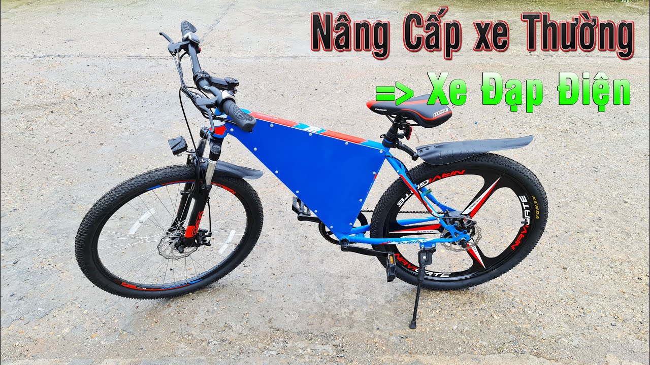 Nâng Cấp Xe Đạp Thường Lên Xe Đạp Điện với bộ KIT 36v 300w