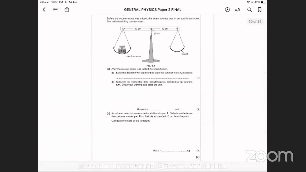 Physics Exam Preparation Lesson - Paper 2