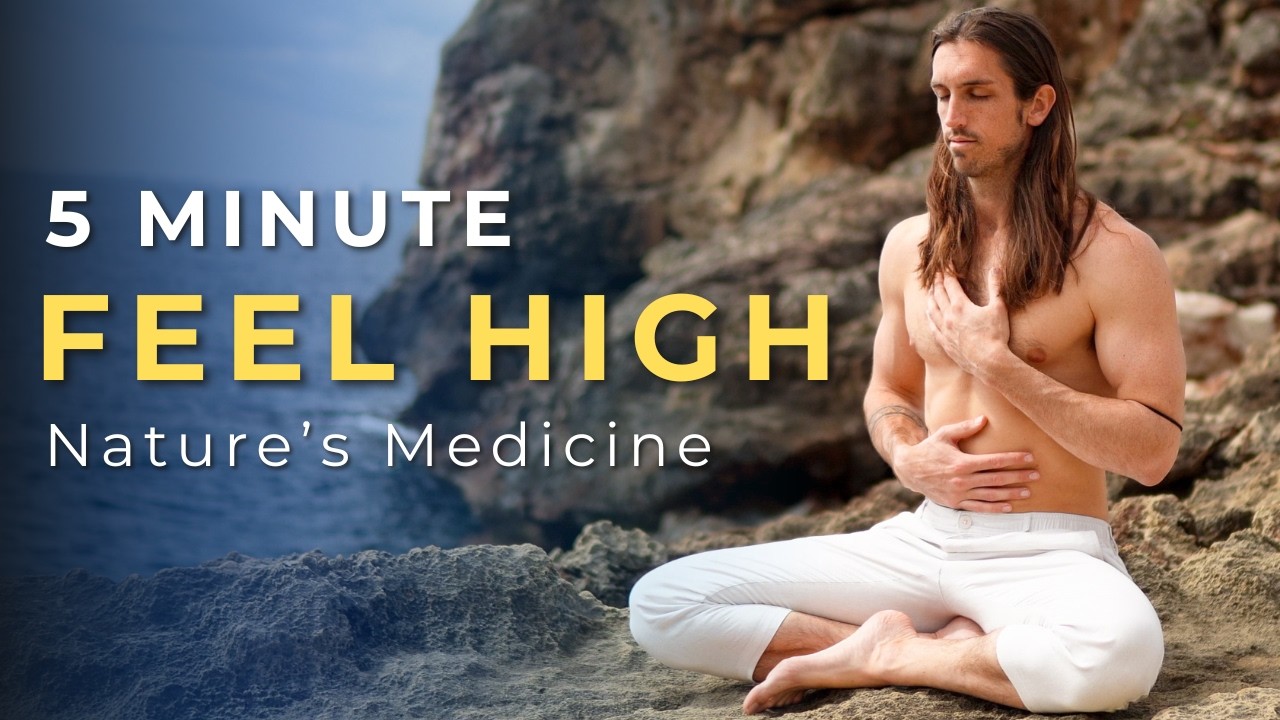 Breathe Like This to Feel High Naturally  | 5 Minute Guided Breathwork