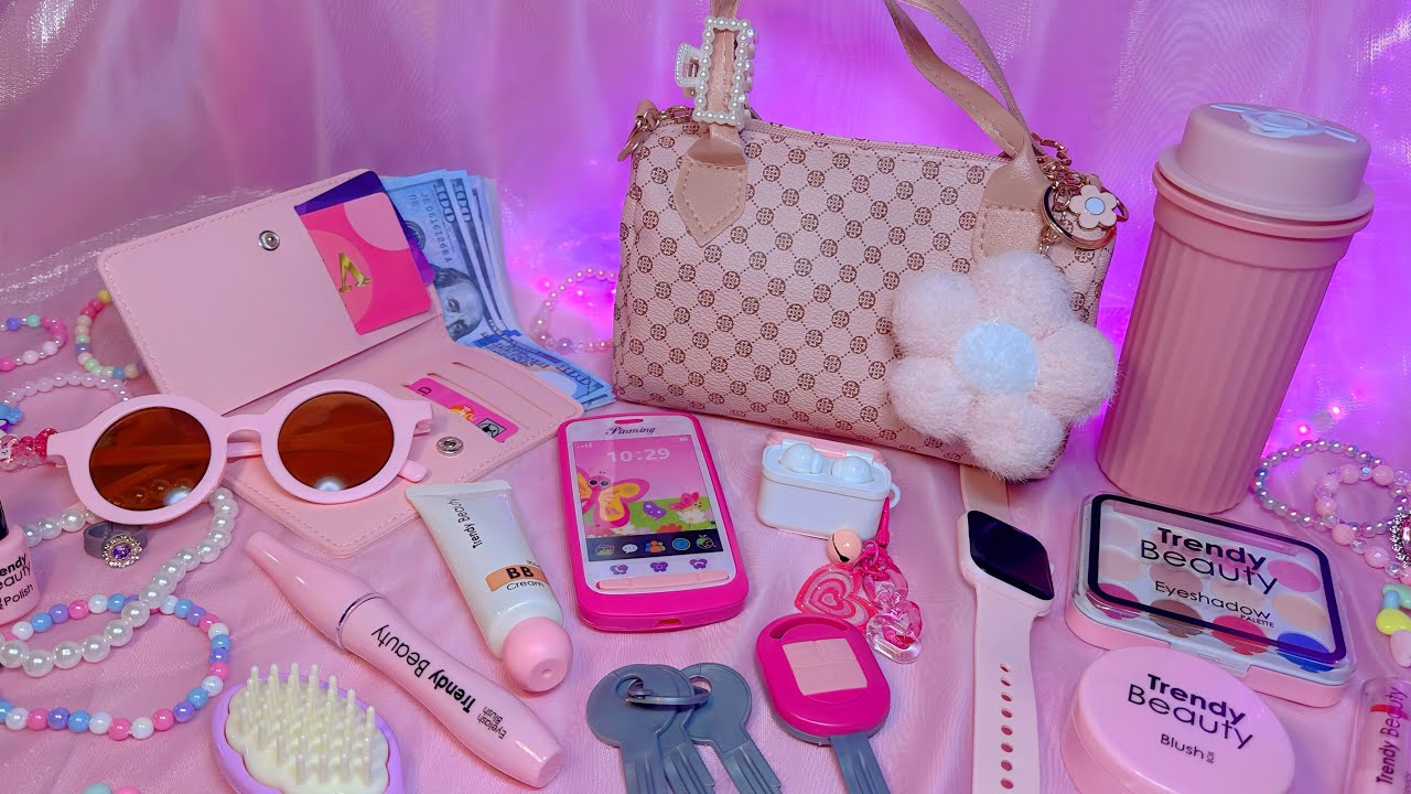 【ASMR】本物みたいなおもちゃのカバンの中身を紹介👜 What’s in my TOY bag?