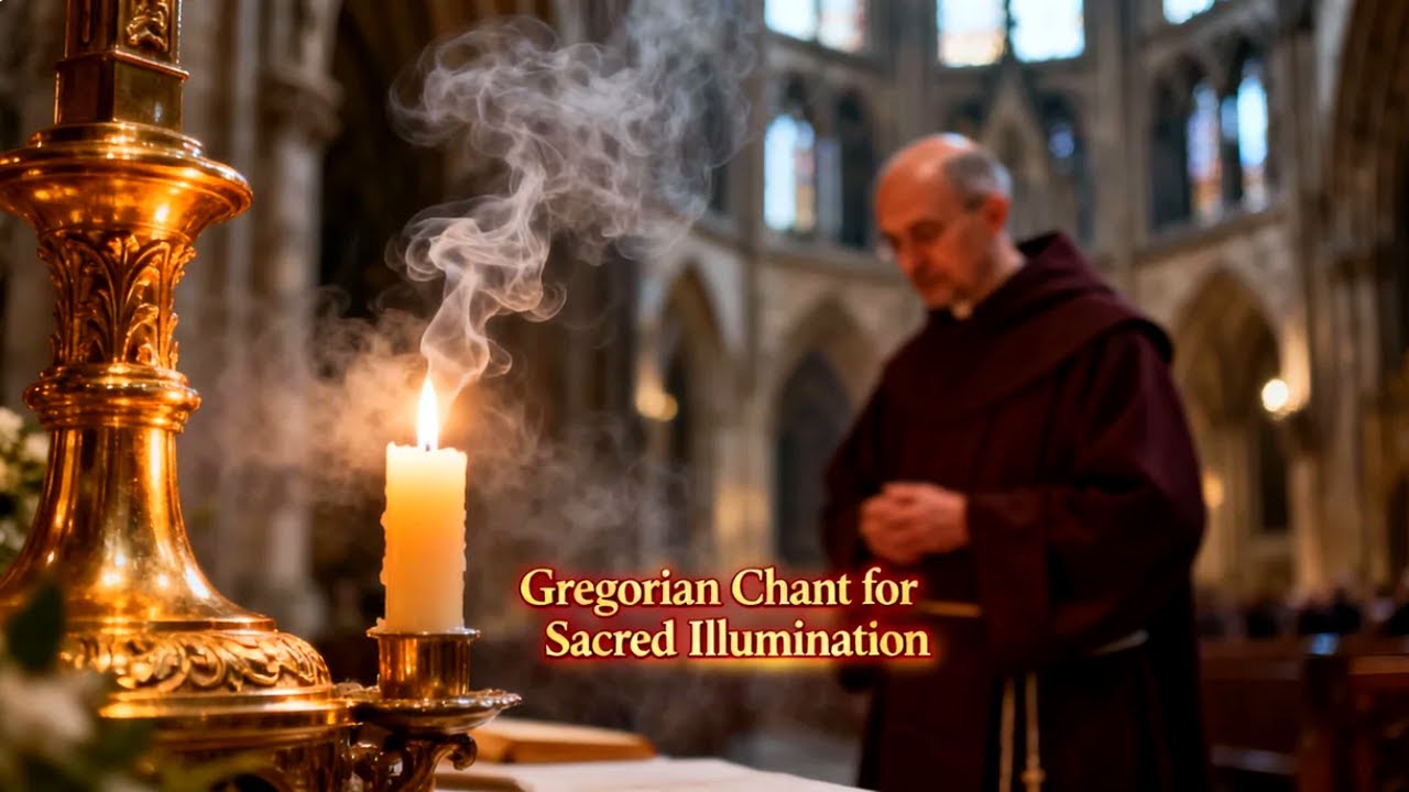 Gregorian Chant for Healing Sleep and Holy Stillness | Benedictine Ambience and Sacred Reflection