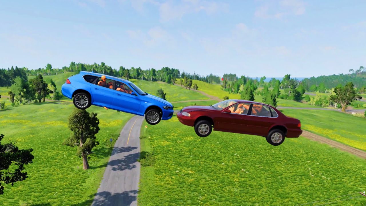 BeamNG.drive-Weird car accident（2）