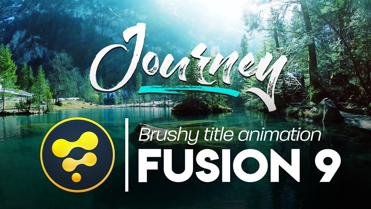 Brushy Modern Text Animation | Fusion 9