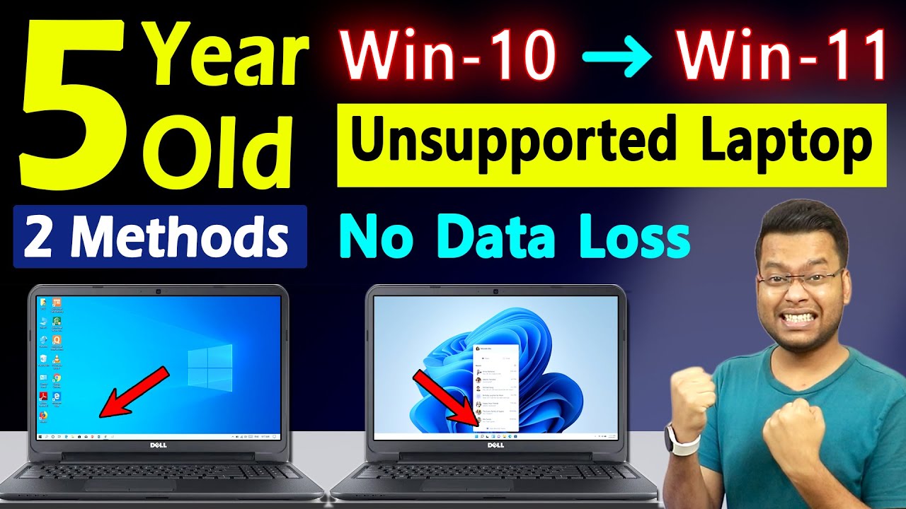 How to Install Windows 11 in Unsupported Laptop, PC | Windows 11in Unsupported Laptop | Windows 11